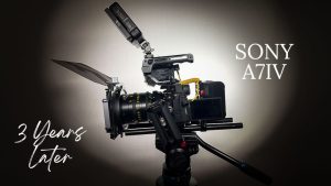 Sony A7Iv full rig on a tripod