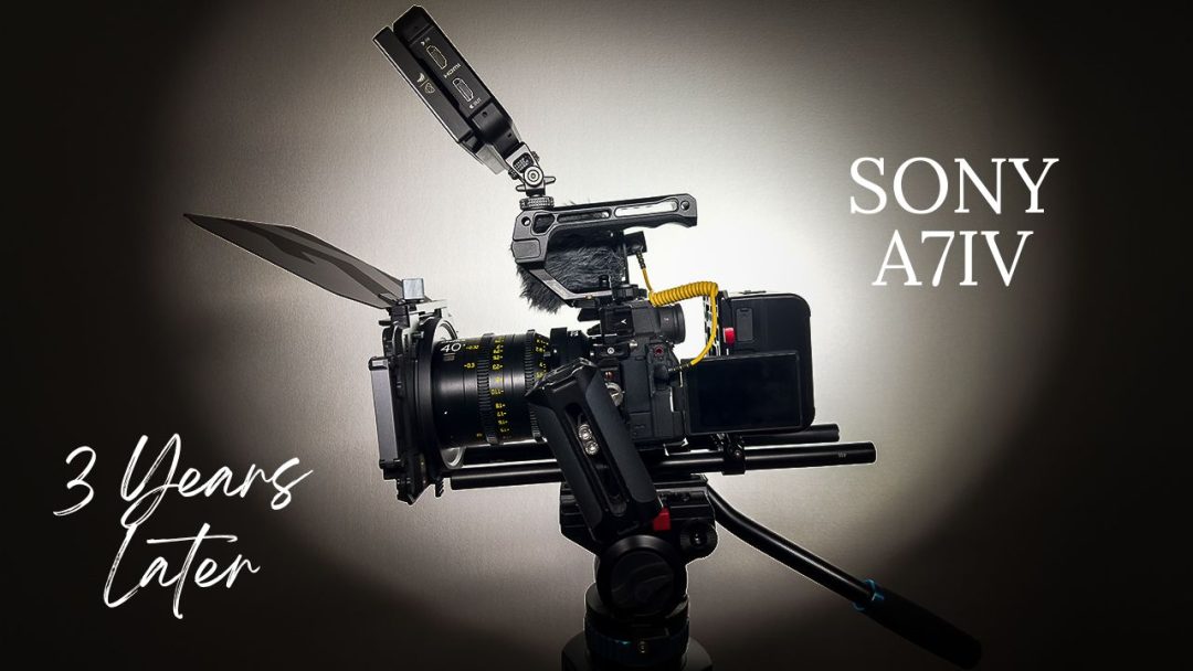 Sony A7Iv full rig on a tripod